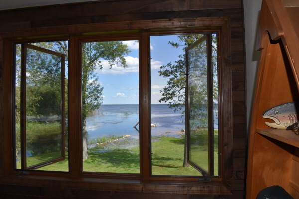 Window view at FishInn
